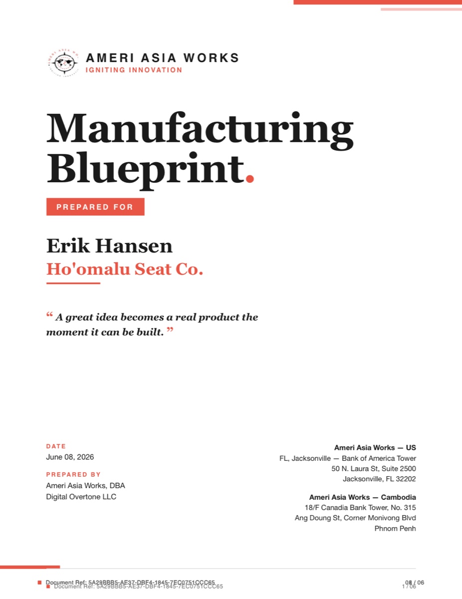 Manufacturing Blueprint